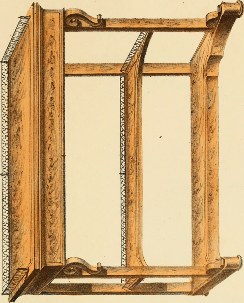 An illustration from Dessins de meubles, 1835, leaf 38