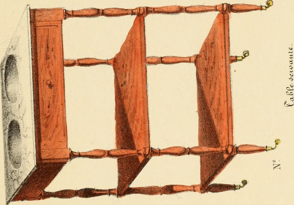 An illustration from Dessins de meubles, 1835, leaf 44