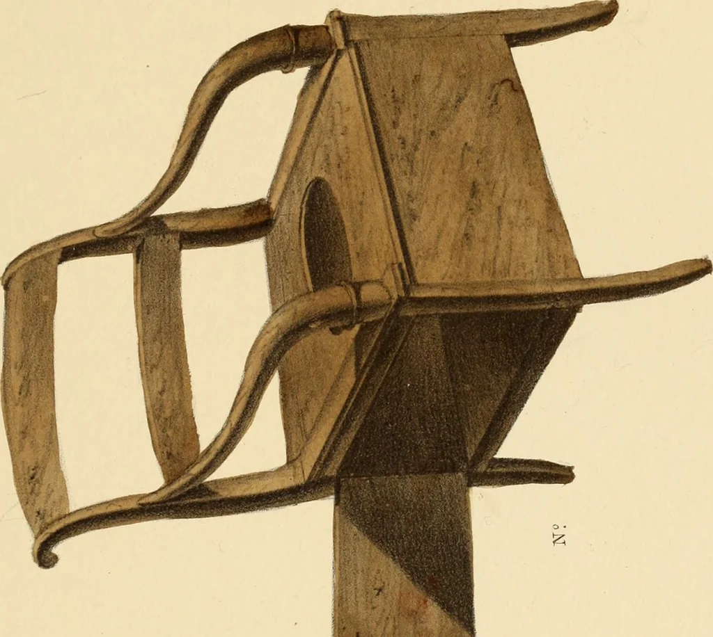 An illustration from Dessins de meubles, 1835, leaf 48