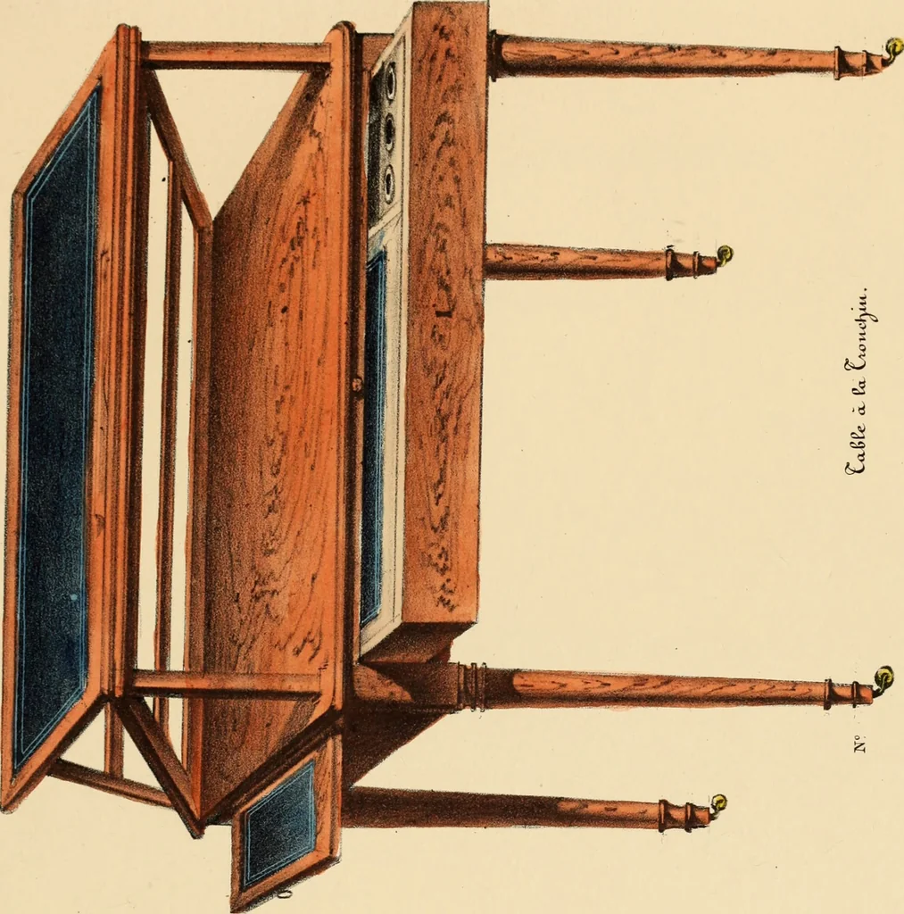 An illustration from Dessins de meubles, 1835, leaf 56