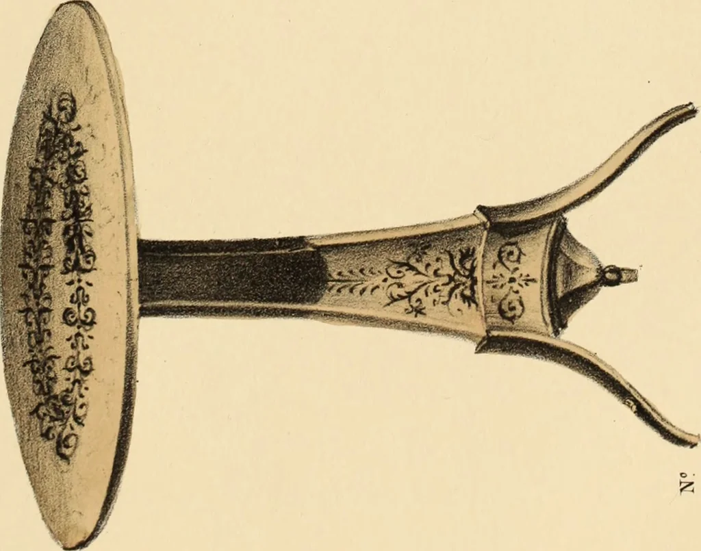 An illustration from Dessins de meubles, 1835, leaf 56
