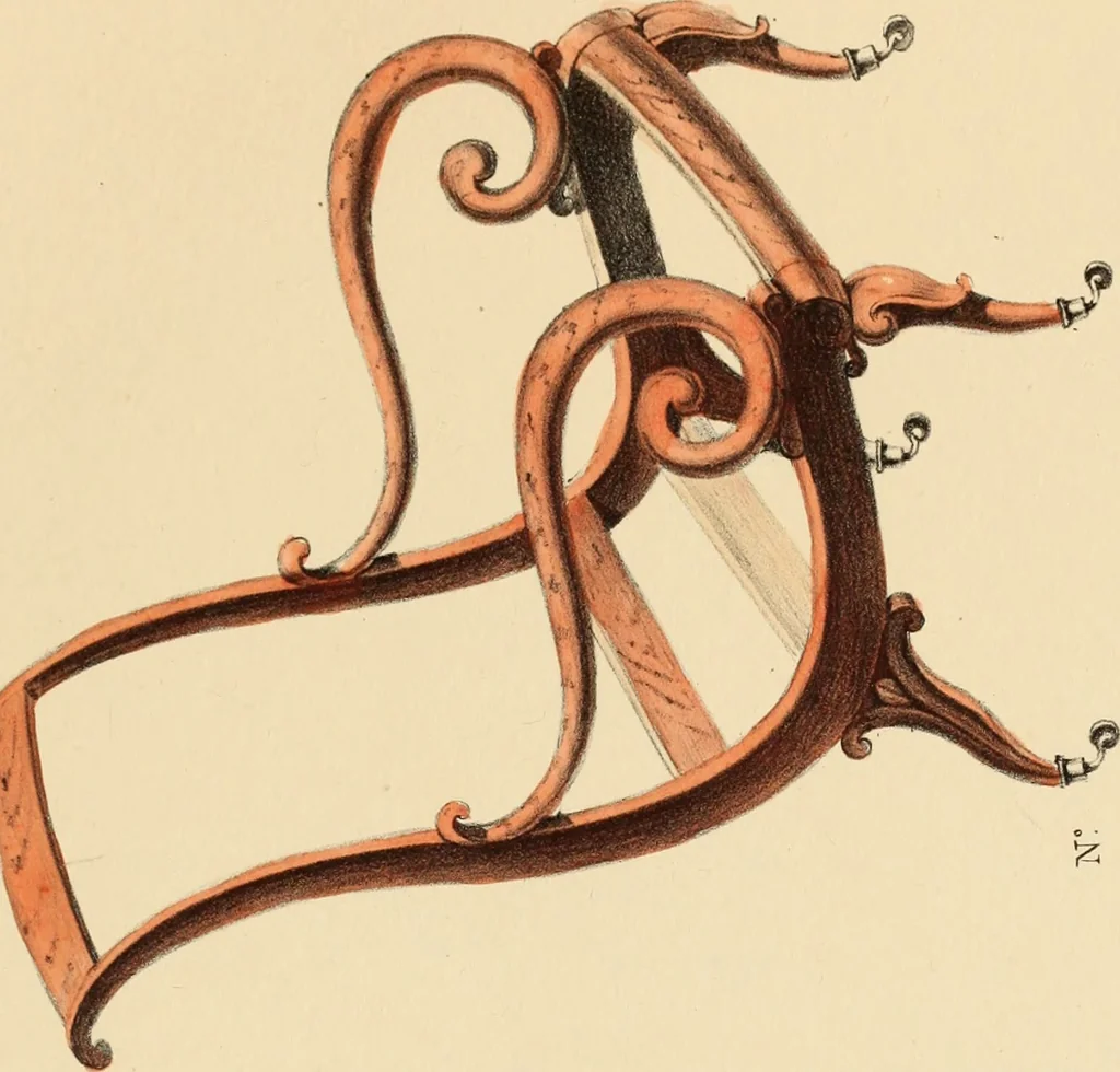 An illustration from Dessins de meubles, 1835, leaf 78