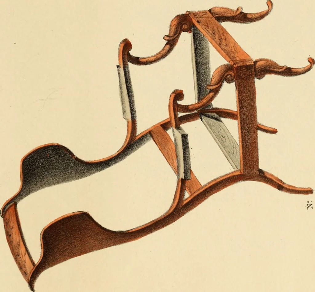 An illustration from Dessins de meubles, 1835, leaf 8