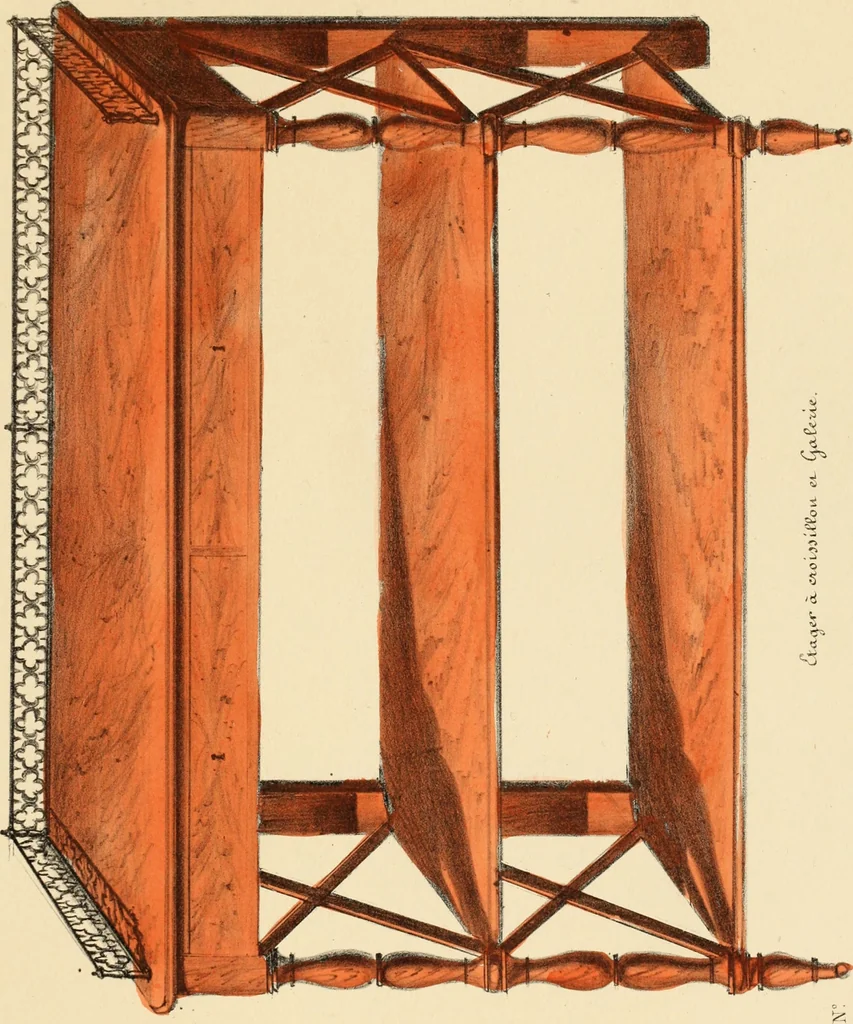 An illustration from Dessins de meubles, 1835, leaf 84