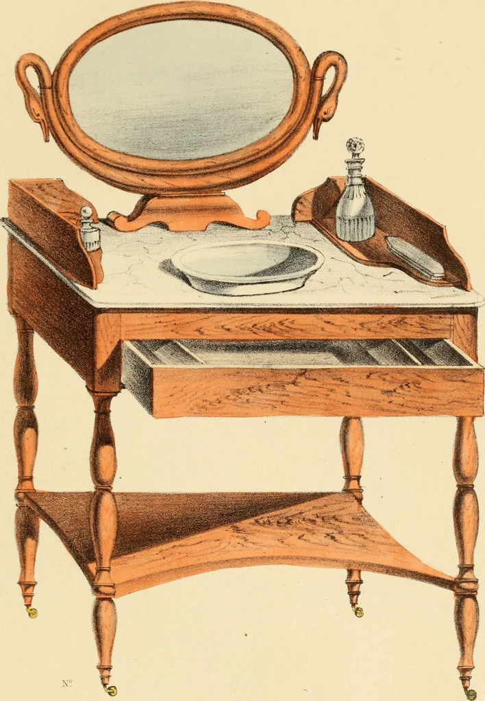 An illustration from Dessins de meubles, 1835, leaf 92