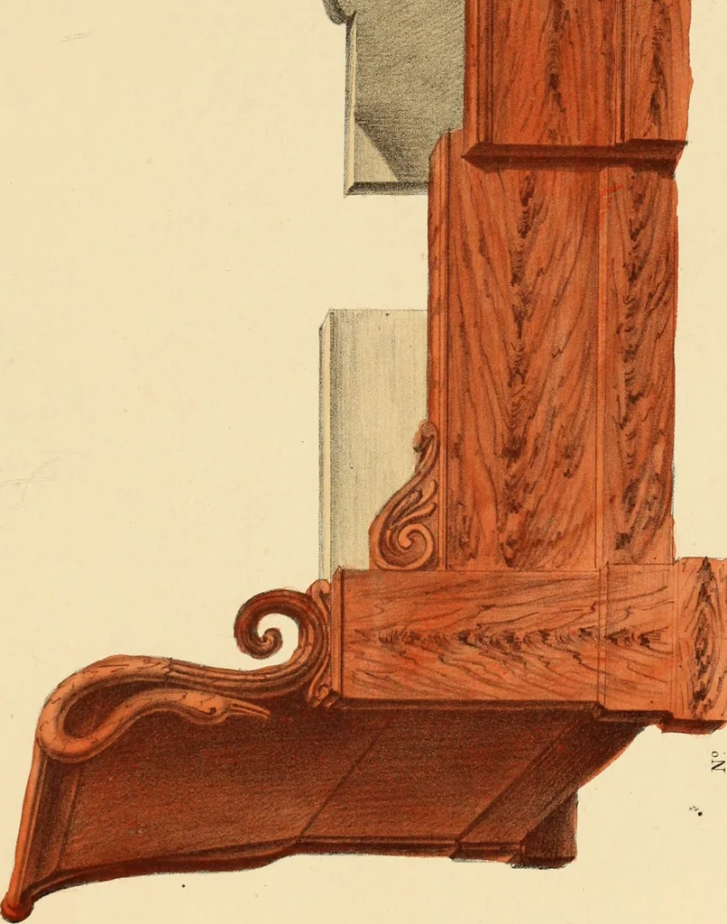 An illustration from Dessins de meubles, 1835, leaf 96