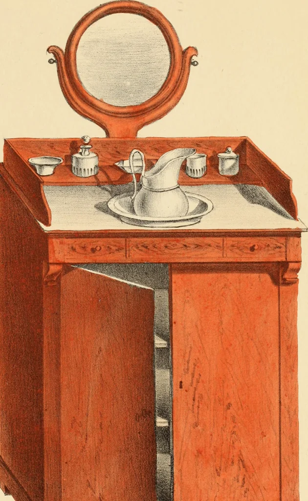 An illustration from Dessins de meubles, 1835, leaf 98