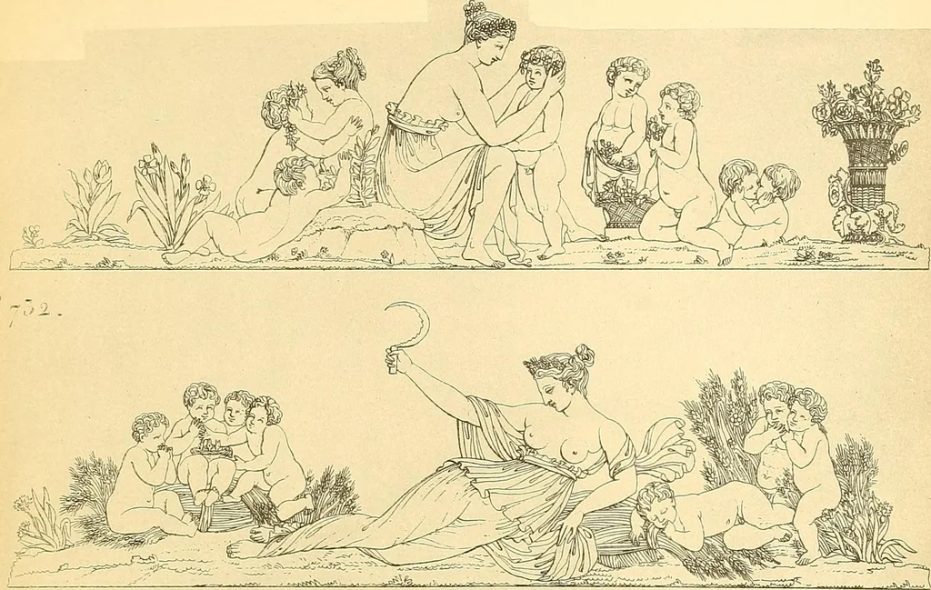 An illustration from Dessins d'ornements d'architecture de Joseph Beunat : reproduction de l'ouvrage, epoque du premier Empire, 1900, leaf 62