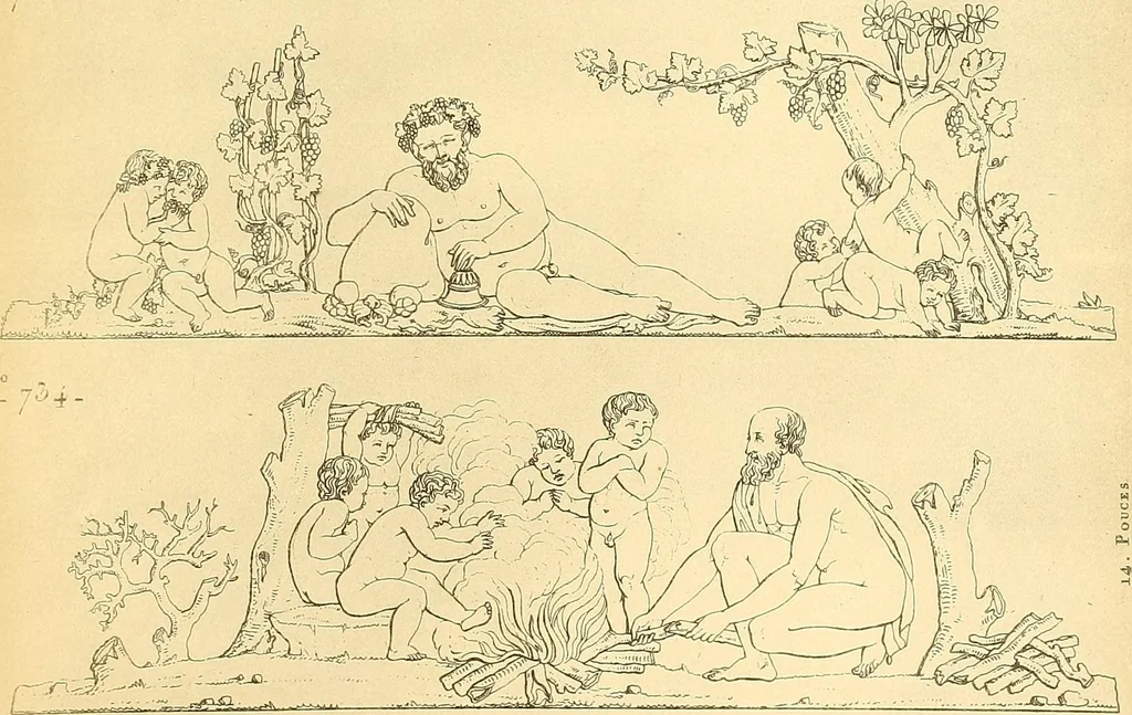 An illustration from Dessins d'ornements d'architecture de Joseph Beunat : reproduction de l'ouvrage, epoque du premier Empire, 1900, leaf 62