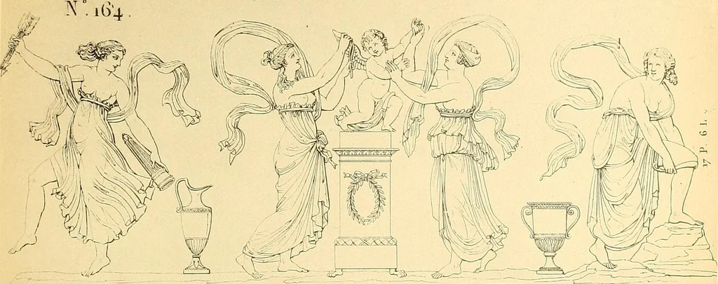 An illustration from Dessins d'ornements d'architecture de Joseph Beunat : reproduction de l'ouvrage, epoque du premier Empire, 1900, leaf 64