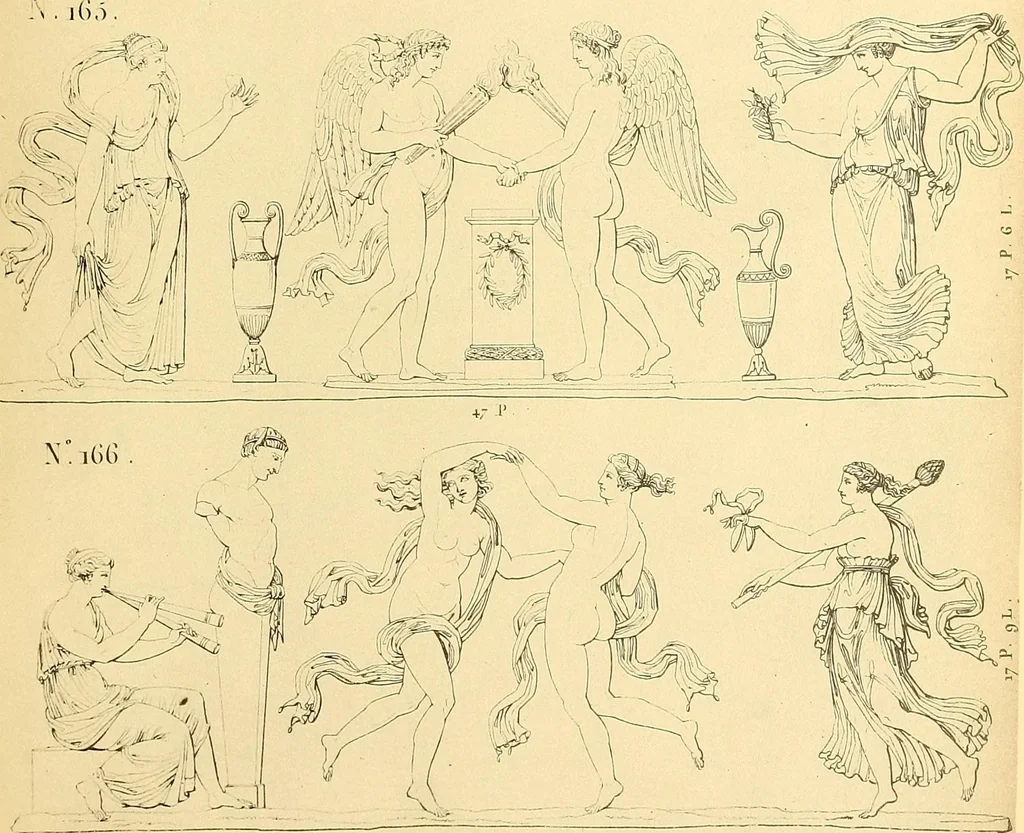 An illustration from Dessins d'ornements d'architecture de Joseph Beunat : reproduction de l'ouvrage, epoque du premier Empire, 1900, leaf 64