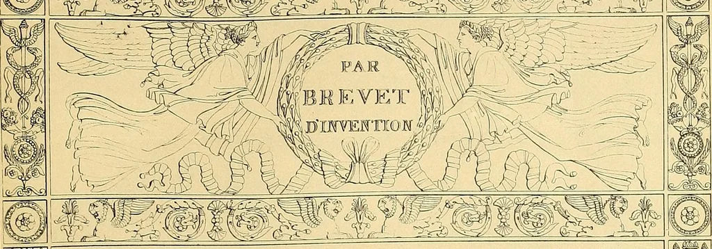An illustration from Dessins d'ornements d'architecture de Joseph Beunat : reproduction de l'ouvrage, epoque du premier Empire, 1900, leaf 8