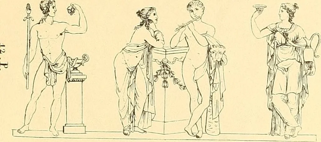 An illustration from Dessins d'ornements d'architecture de Joseph Beunat : reproduction de l'ouvrage, epoque du premier Empire, 1900, leaf 80