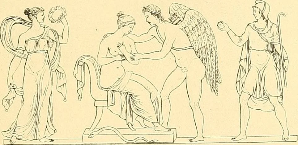 An illustration from Dessins d'ornements d'architecture de Joseph Beunat : reproduction de l'ouvrage, epoque du premier Empire, 1900, leaf 80