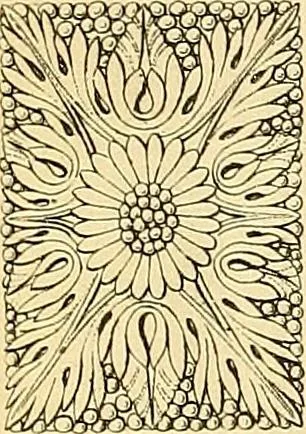 An illustration from Dessins d'ornements d'architecture de Joseph Beunat : reproduction de l'ouvrage, epoque du premier Empire, 1900, leaf 90