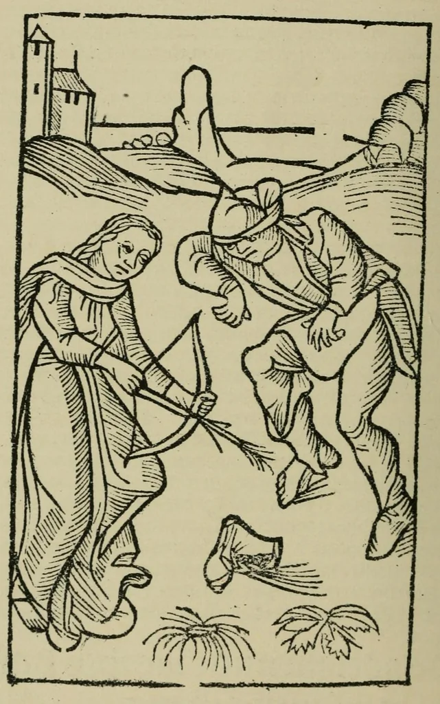 An illustration from Des sorcières et des devineresses, 1926, leaf 22