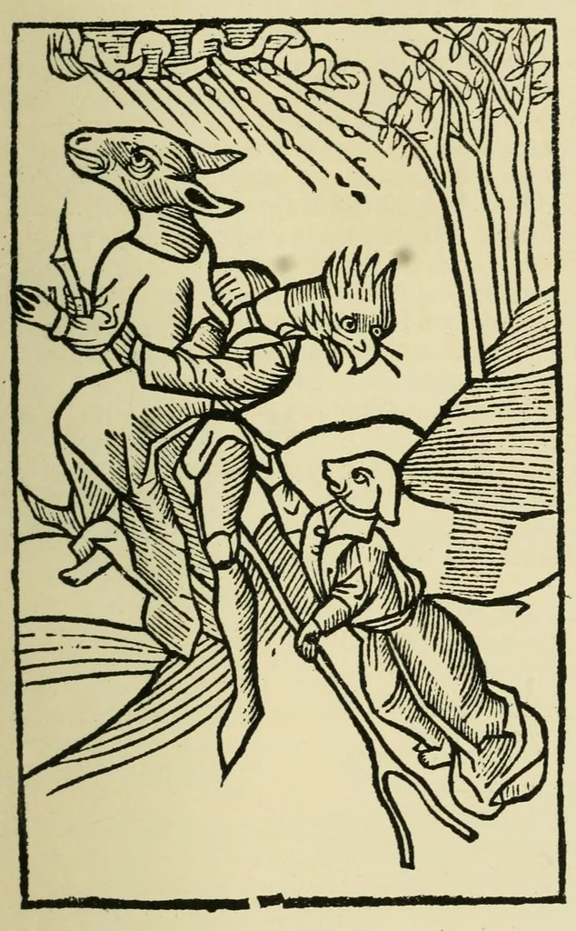 An illustration from Des sorcières et des devineresses, 1926, leaf 27