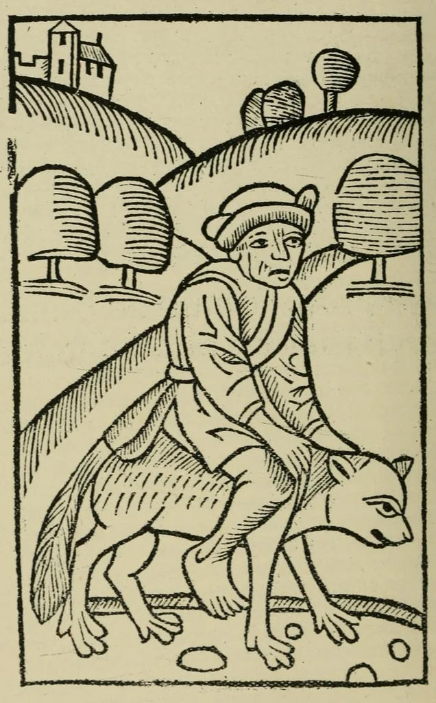An illustration from Des sorcières et des devineresses, 1926, leaf 34
