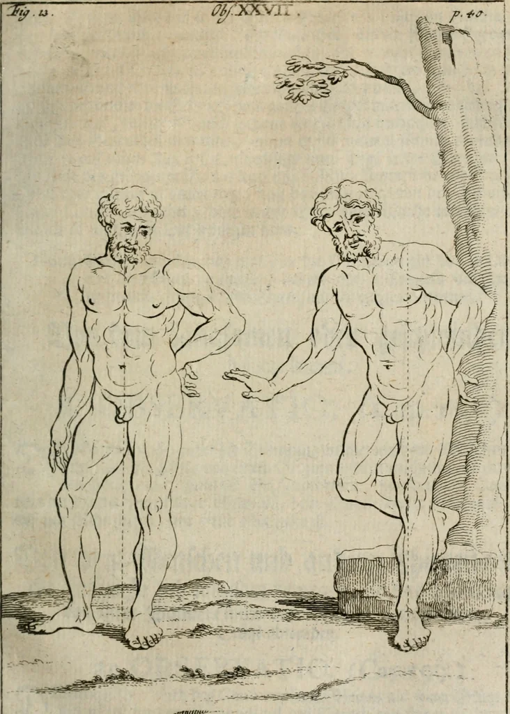 An illustration from Des vortreflichen Florentinischen Mahlers Lionardo da Vinci höchst-nützlicher Tractat von der Mahlerey : aus dem Italiänischen und Frantzöischen in das Teutsche übersetzet : auch nach dem Original mit vielen Kupfern und saubern Holtzschnitten versehen : und mit beygefügten Leben des Auctoris zum Druck befördert, 1747, leaf 88