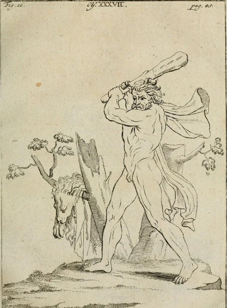 An illustration from Des vortreflichen Florentinischen Mahlers Lionardo da Vinci höchst-nützlicher Tractat von der Mahlerey : aus dem Italiänischen und Frantzöischen in das Teutsche übersetzet : auch nach dem Original mit vielen Kupfern und saubern Holtzschnitten versehen : und mit beygefügten Leben des Auctoris zum Druck befördert, 1747, leaf 98