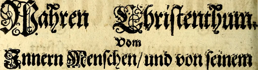 An illustration from Des weiland hocherleuchteten Theologi Herrn Johann Arndten General-Superintendentens des Fürstenthums Lüneburg sämtliche geistreiche Bücher Vom wahren Christenthum : beneben deroselben anhängigen Tractätlein von heilsamer Buss, hertzlicher Reue und Leid über die Sünde und wahrem Glauben, auch heiligem Leben und Wandel der rechten wahren Christen ... über alle bissherige Ausfertigungen auff das aller fleissigste übersehen mit nöthigen Anmerckungen aus dem sel. Herrn Luthero, Dorschæo, Varenio verwahret .., 1707, leaf 797