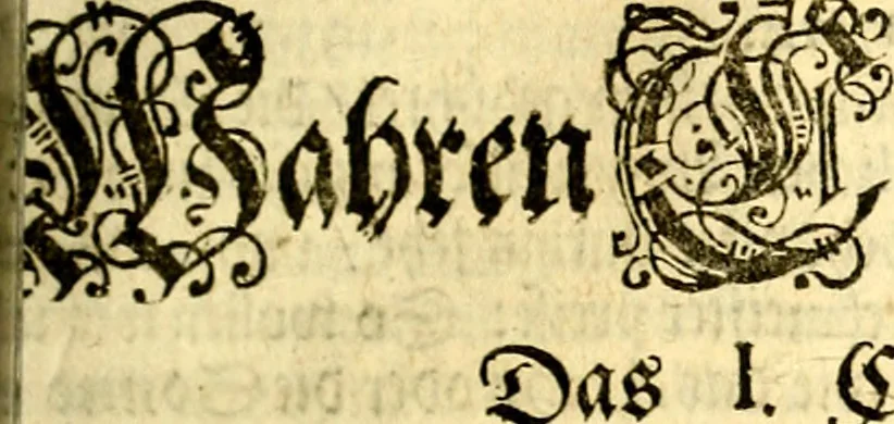 An illustration from Des weiland hocherleuchteten Theologi Herrn Johann Arndten General-Superintendentens des Fürstenthums Lüneburg sämtliche geistreiche Bücher Vom wahren Christenthum : beneben deroselben anhängigen Tractätlein von heilsamer Buss, hertzlicher Reue und Leid über die Sünde und wahrem Glauben, auch heiligem Leben und Wandel der rechten wahren Christen ... über alle bissherige Ausfertigungen auff das aller fleissigste übersehen mit nöthigen Anmerckungen aus dem sel. Herrn Luthero, Dorschæo, Varenio verwahret .., 1707, leaf 914