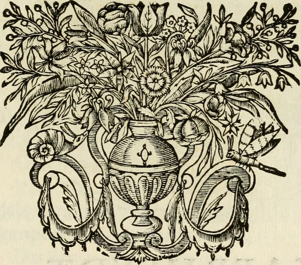 An illustration from Des wereldts proef-steen, ofte, De ydelheydt door de waerheyd beschuldight ende overtuyght van valscheydt, 1643, leaf 186