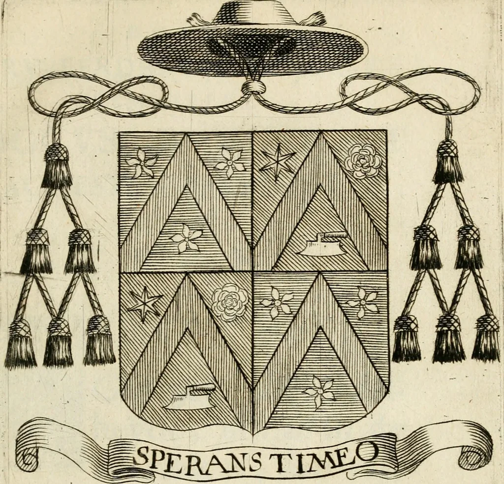 An illustration from Des wereldts proef-steen, ofte, De ydelheydt door de waerheyd beschuldight ende overtuyght van valscheydt, 1643, leaf 6