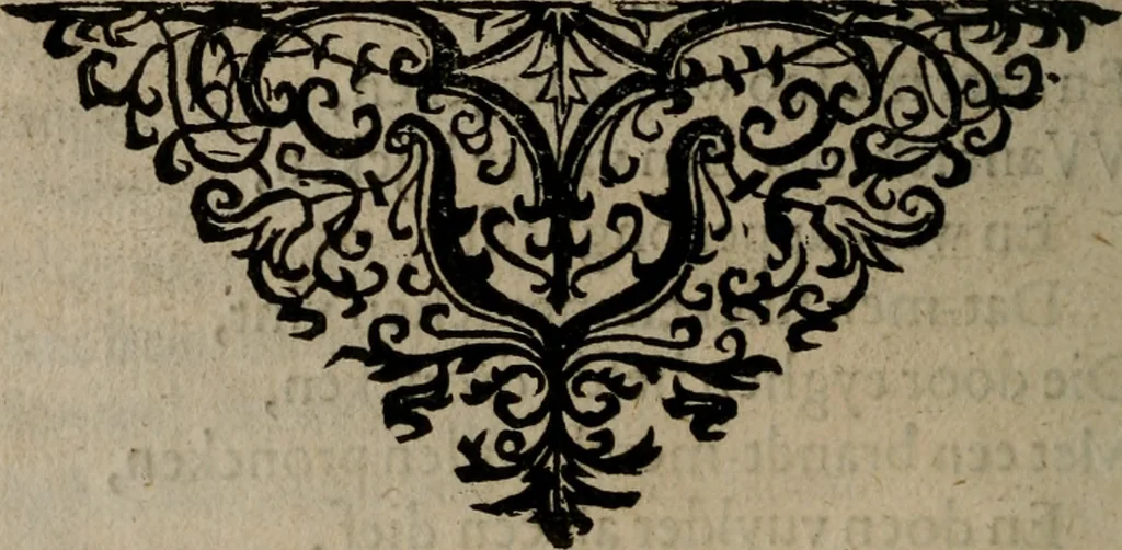 An illustration from Des wereldts proef-steen ofte De ydelheydt door de waerheyd beschuldight ende overtuyght van valscheydt, 1643, leaf 149
