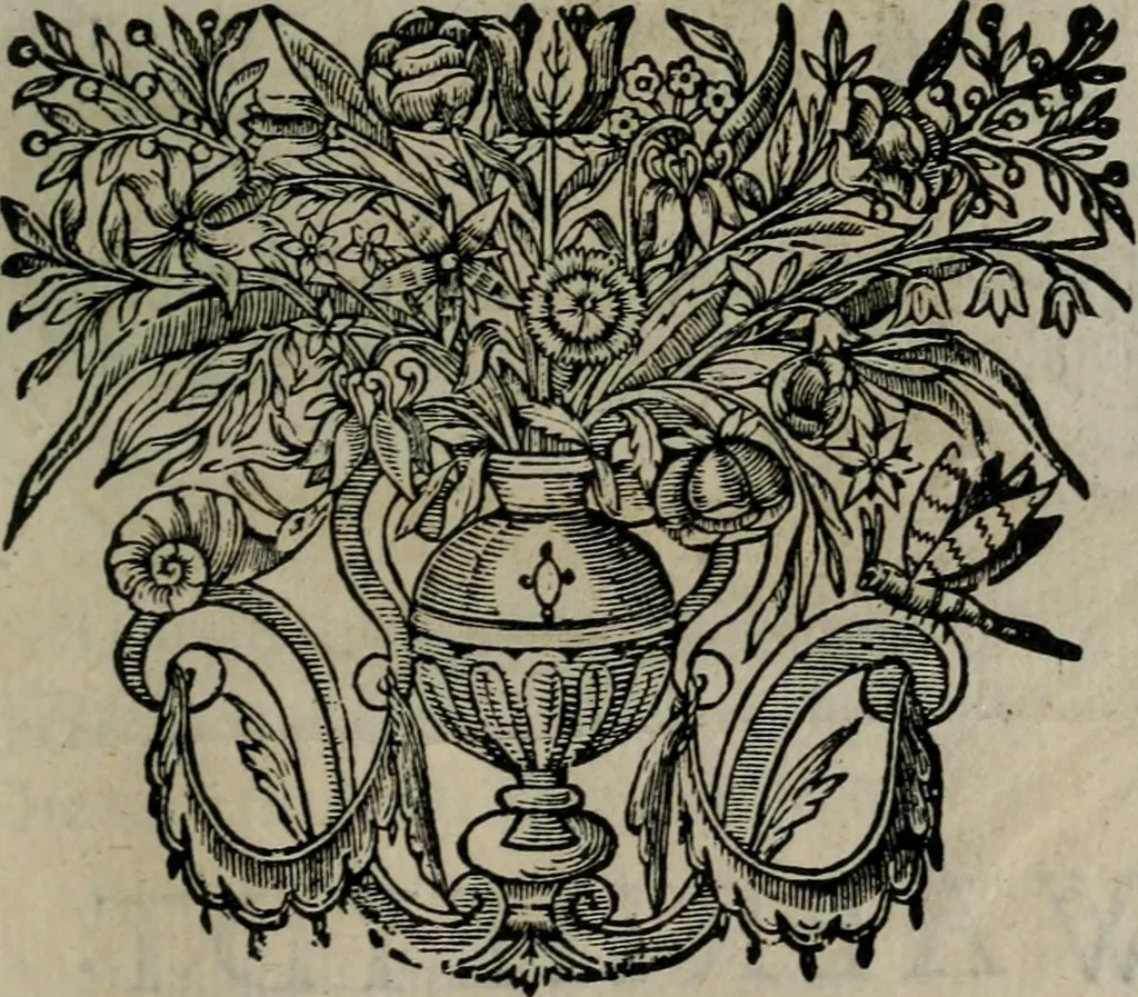 An illustration from Des wereldts proef-steen ofte De ydelheydt door de waerheyd beschuldight ende overtuyght van valscheydt, 1643, leaf 222