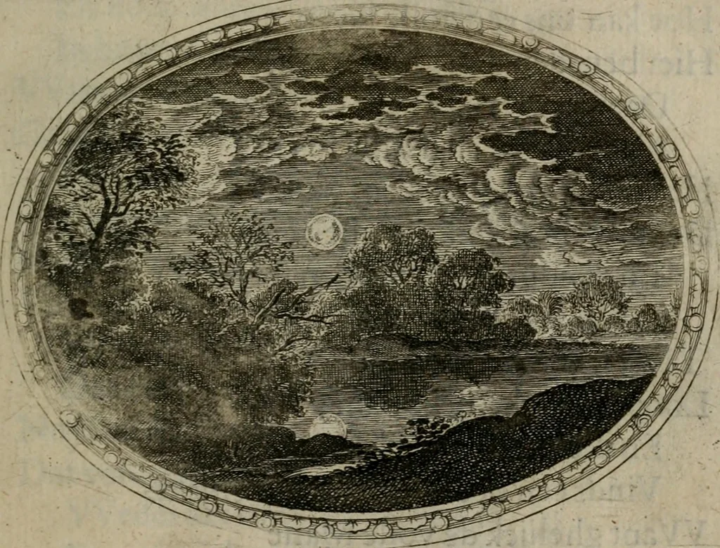 An illustration from Des wereldts proef-steen ofte De ydelheydt door de waerheyd beschuldight ende overtuyght van valscheydt, 1643, leaf 384