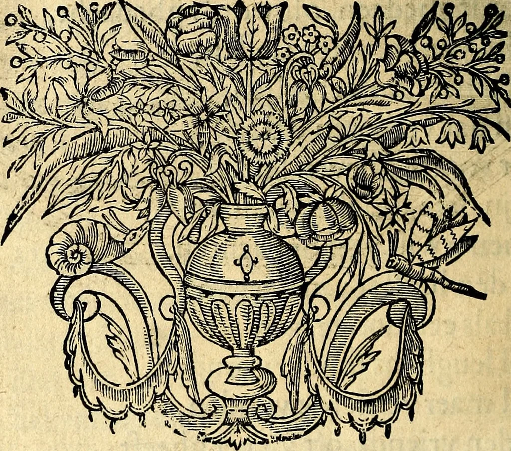 An illustration from Des wereldts proef-steen, ofte, De ydelheydt door de waerheyd beschuldight ende overtuyght van valscheydt, 1643, leaf 109
