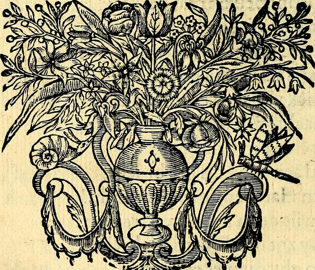An illustration from Des wereldts proef-steen, ofte, De ydelheydt door de waerheyd beschuldight ende overtuyght van valscheydt, 1643, leaf 209