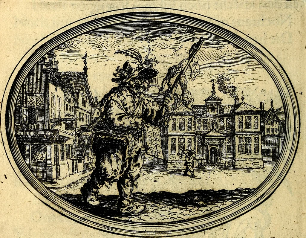 An illustration from Des wereldts proef-steen, ofte, De ydelheydt door de waerheyd beschuldight ende overtuyght van valscheydt, 1643, leaf 223