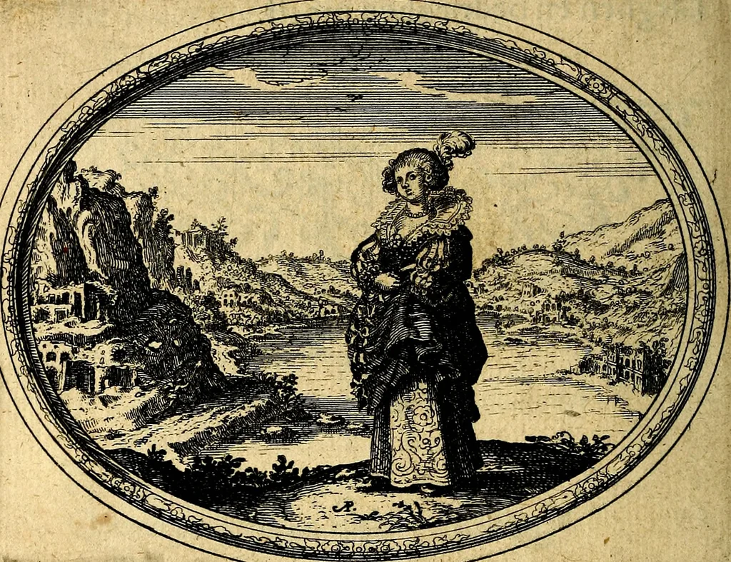 An illustration from Des wereldts proef-steen, ofte, De ydelheydt door de waerheyd beschuldight ende overtuyght van valscheydt, 1643, leaf 231