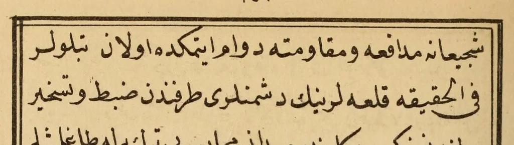 An illustration from Desyis-i arbye ve huda'-i 'askerye, 1853, leaf 155