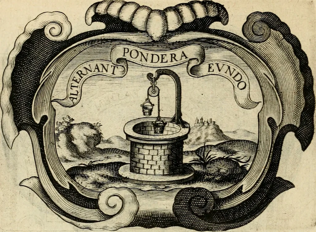An illustration from De symbolis heroicis libri IX, 1634, leaf 105