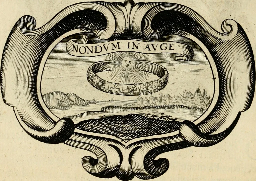 An illustration from De symbolis heroicis libri IX, 1634, leaf 109