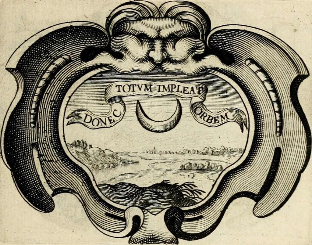 An illustration from De symbolis heroicis libri IX, 1634, leaf 112