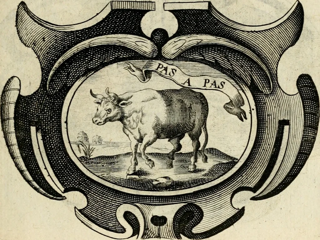 An illustration from De symbolis heroicis libri IX, 1634, leaf 114