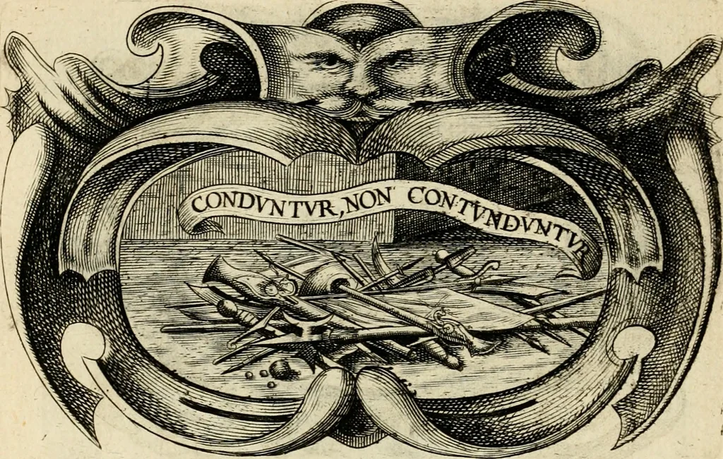 An illustration from De symbolis heroicis libri IX, 1634, leaf 117
