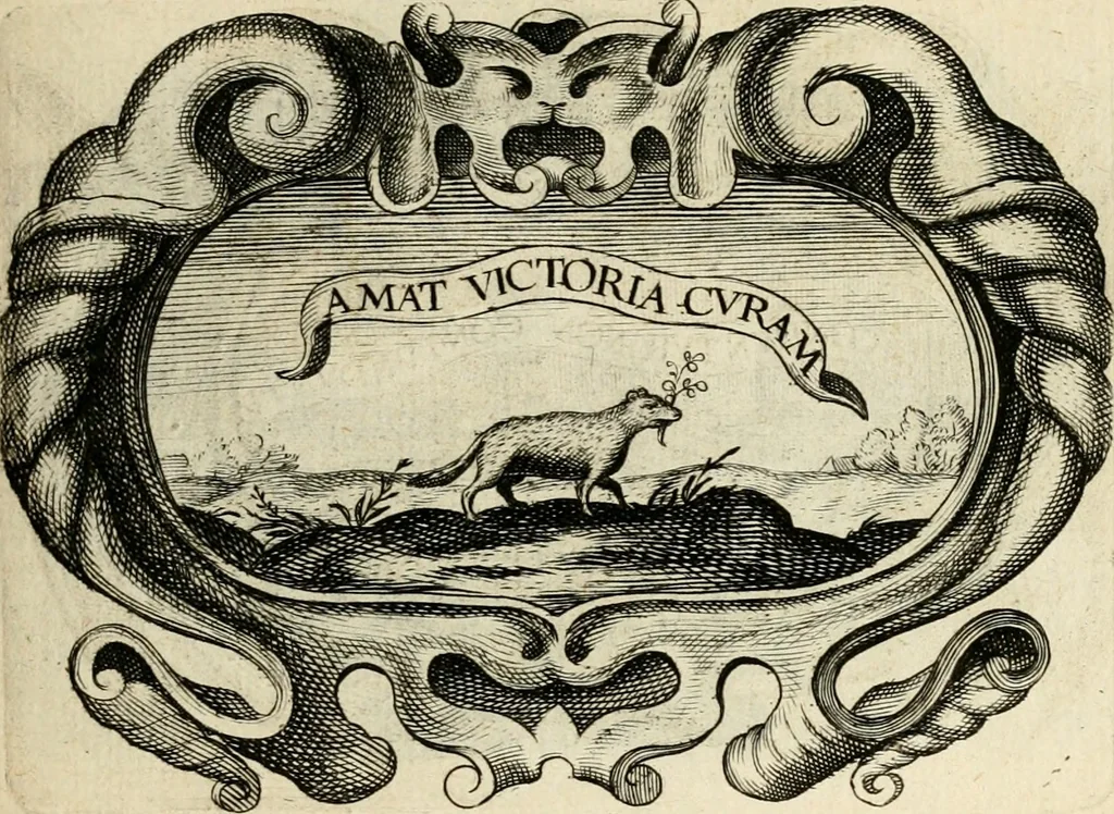 An illustration from De symbolis heroicis libri IX, 1634, leaf 118