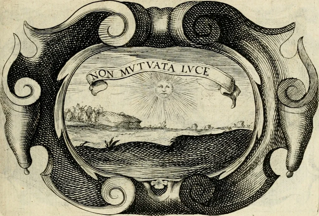 An illustration from De symbolis heroicis libri IX, 1634, leaf 122