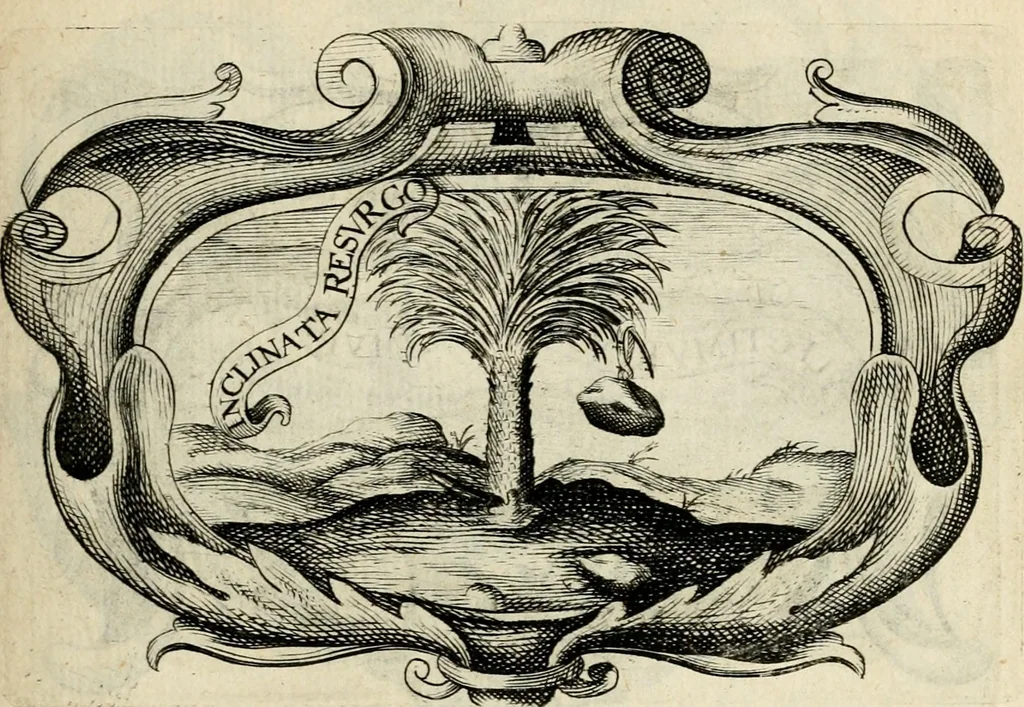 An illustration from De symbolis heroicis libri IX, 1634, leaf 124