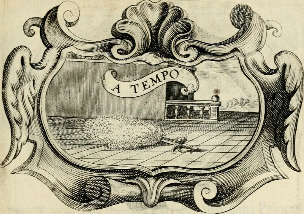 An illustration from De symbolis heroicis libri IX, 1634, leaf 128