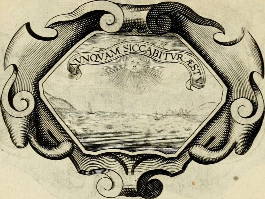 An illustration from De symbolis heroicis libri IX, 1634, leaf 129