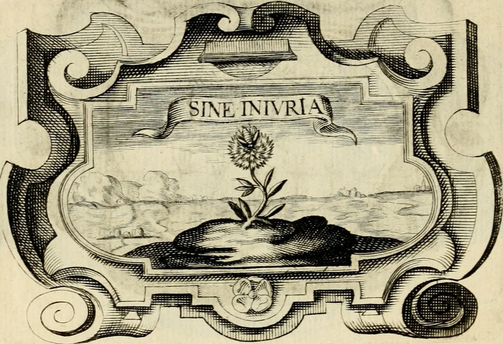 An illustration from De symbolis heroicis libri IX, 1634, leaf 135