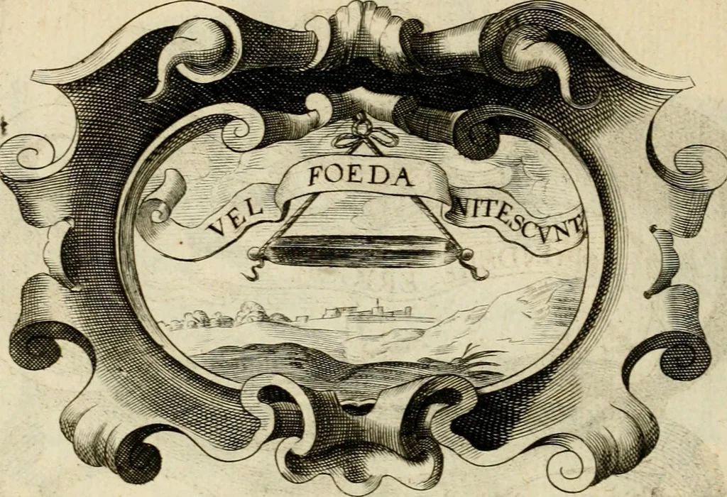 An illustration from De symbolis heroicis libri IX, 1634, leaf 141