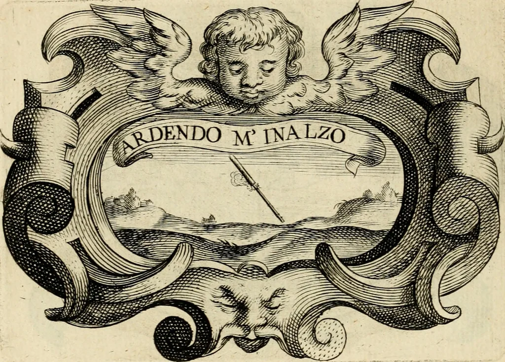 An illustration from De symbolis heroicis libri IX, 1634, leaf 143