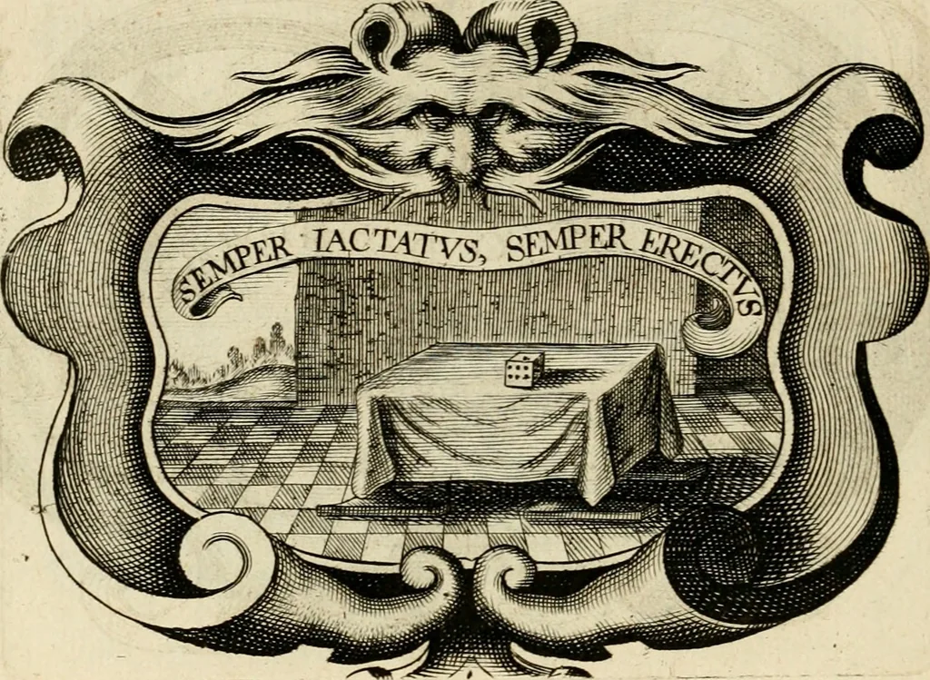 An illustration from De symbolis heroicis libri IX, 1634, leaf 145
